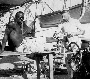 Musuems and Galleries African Slave Being Shackled